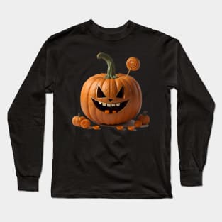 Funny pumpkin Long Sleeve T-Shirt